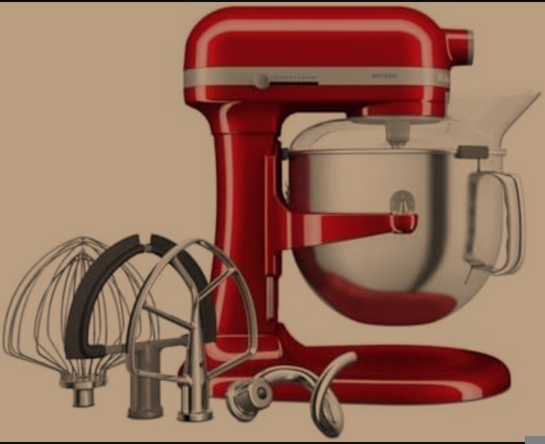 KitchenAid Artisan Robot de cuisine Rouge Neuf - Miniature 3