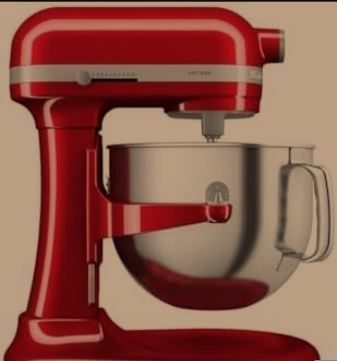 KitchenAid Artisan Robot de cuisine Rouge Neuf - Miniature 5