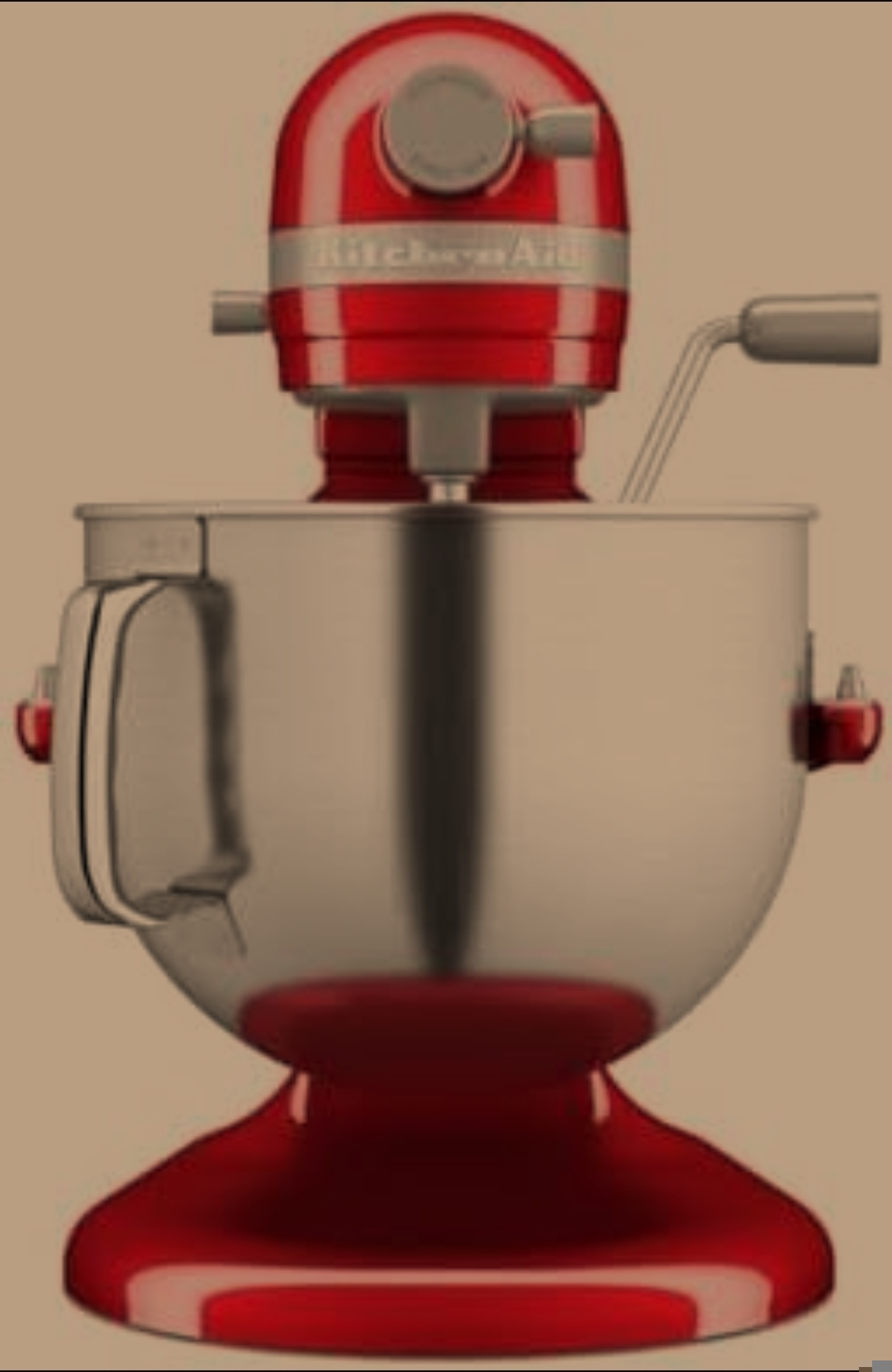 KitchenAid Artisan Robot de cuisine Rouge Neuf - Miniature 4