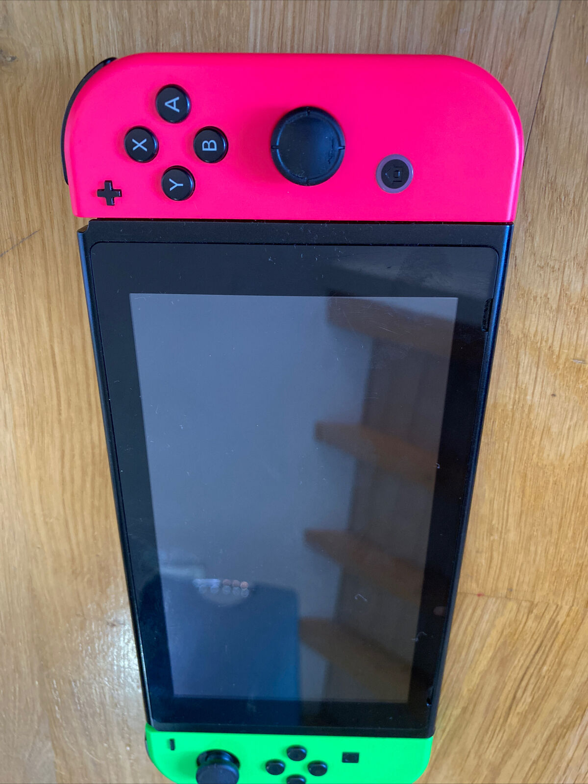 Console Nintendo Switch avec Joy-Con-Neon-Grün/Neon-Pink avec 1 Spiel Super Smash - Miniature 3