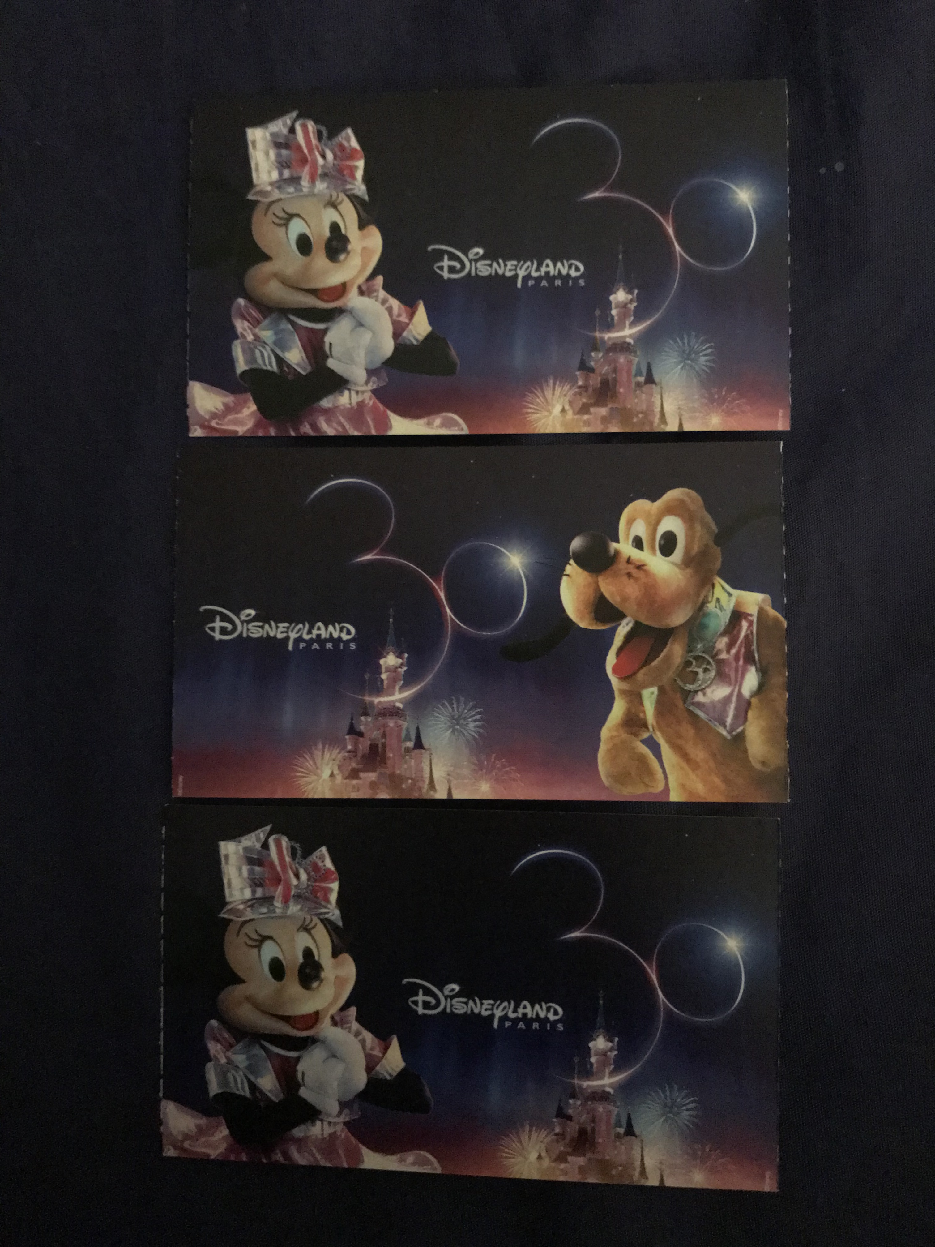 3 billets Eurodisney