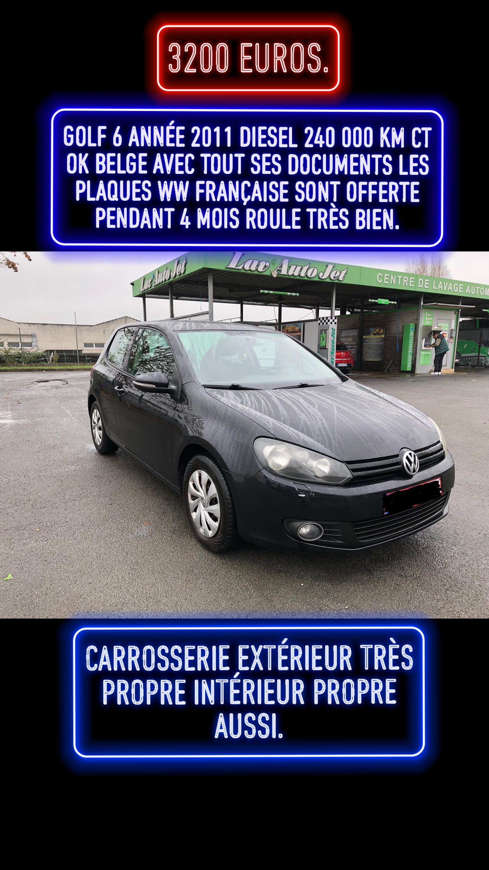 À vendre : Golf 6 Diesel 2011 en bon état - Miniature 6