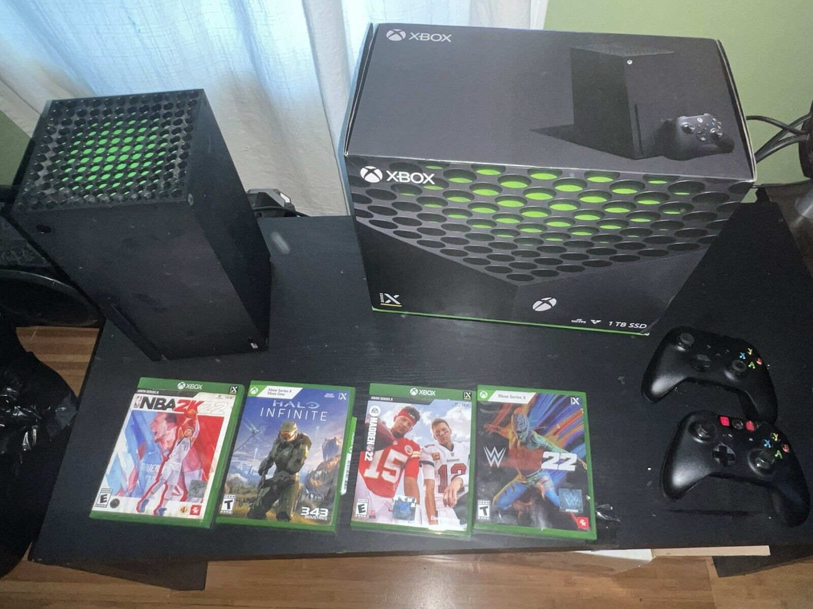 Microsoft Xbox Series X 1TB Console - Black Bundle With 4 Games And 2 Controller