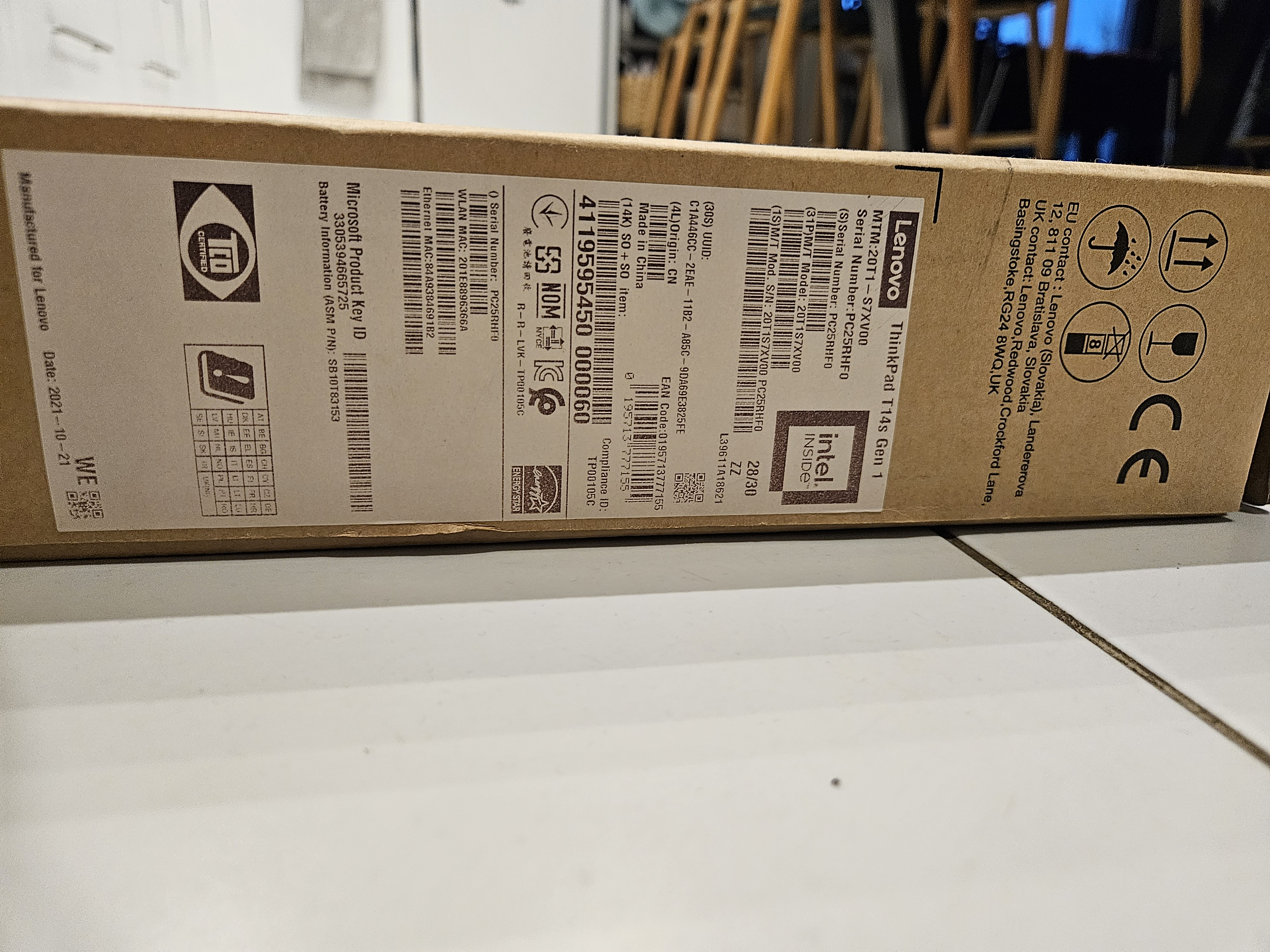 Ordinateur portable Thinkpad T14s gen1 à vendre