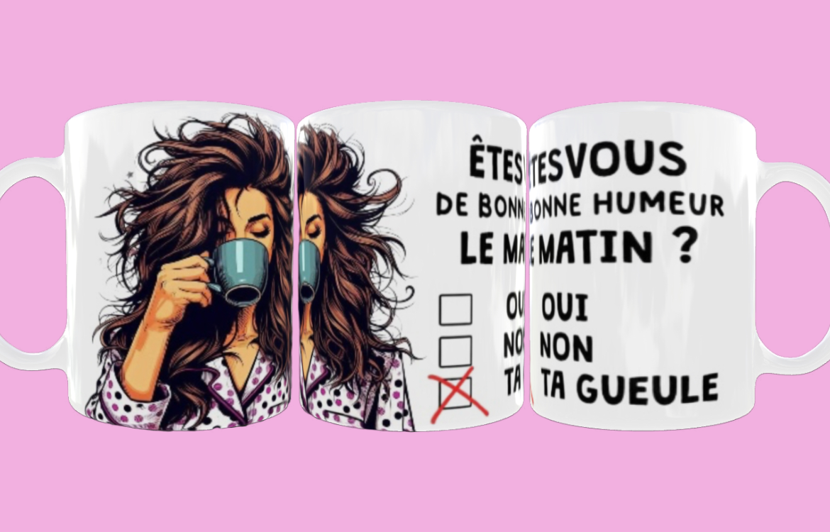 Tasse humoristique - Ajoutez du rire à votre quotidien