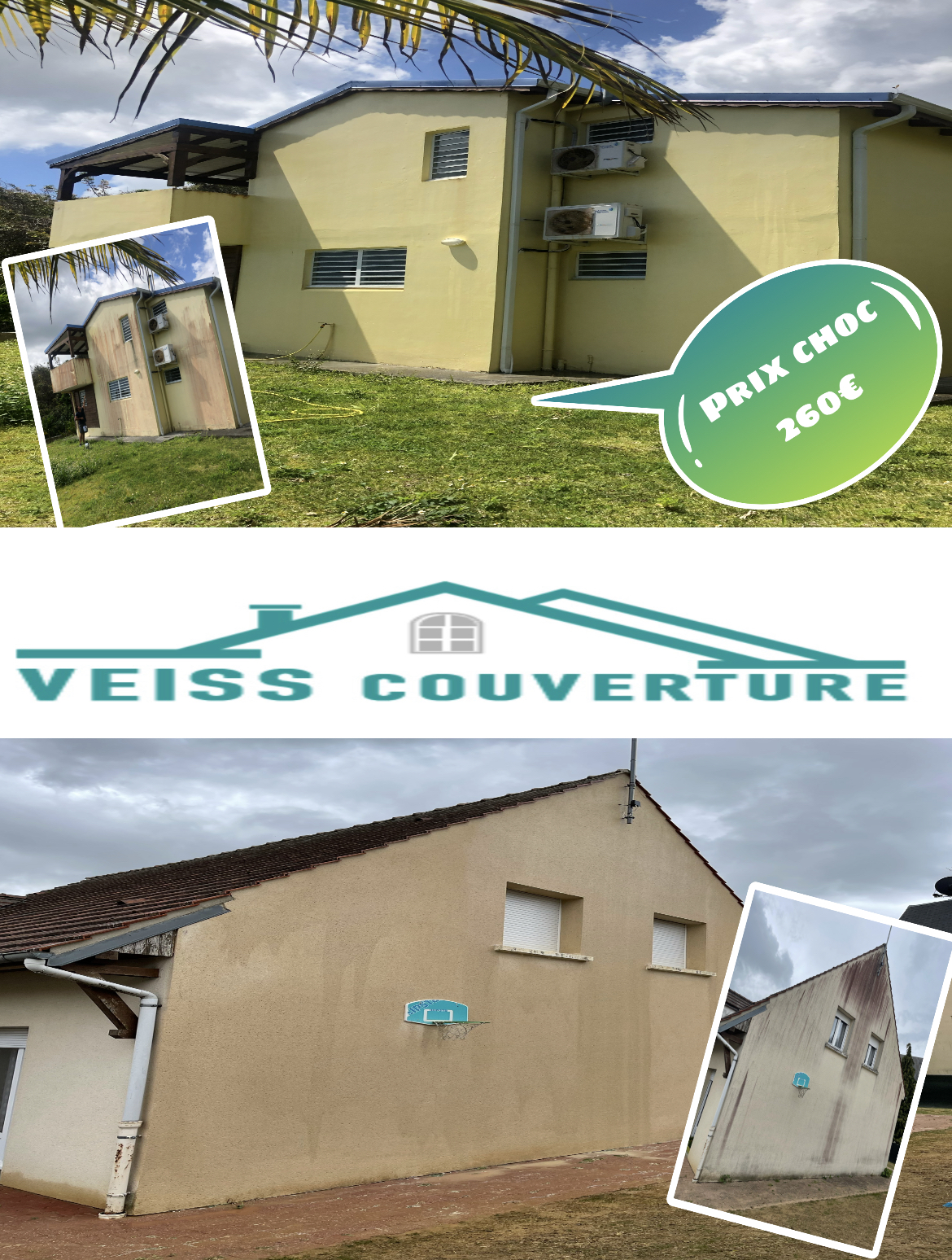 Promotion nettoyage toiture ravalement