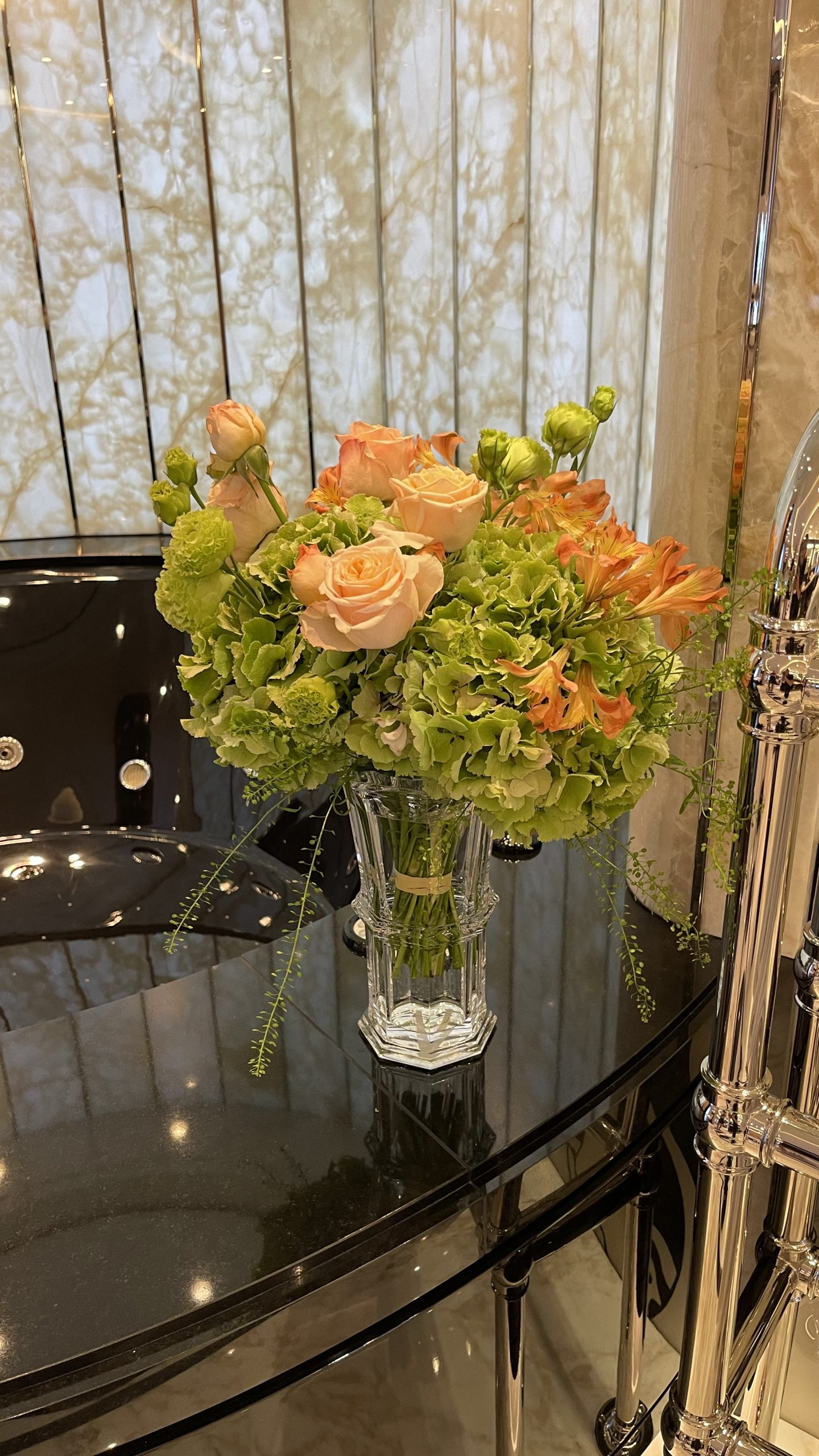 Yacht flower arrangements