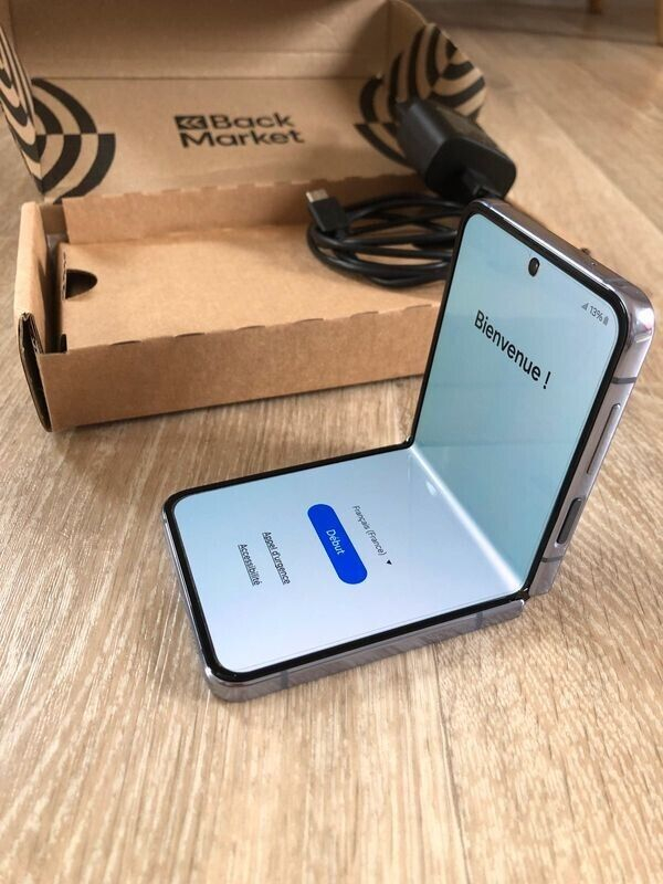 Galaxy Z Flip4 SM-F721B - 256 Go - Bleu (Débloqué).