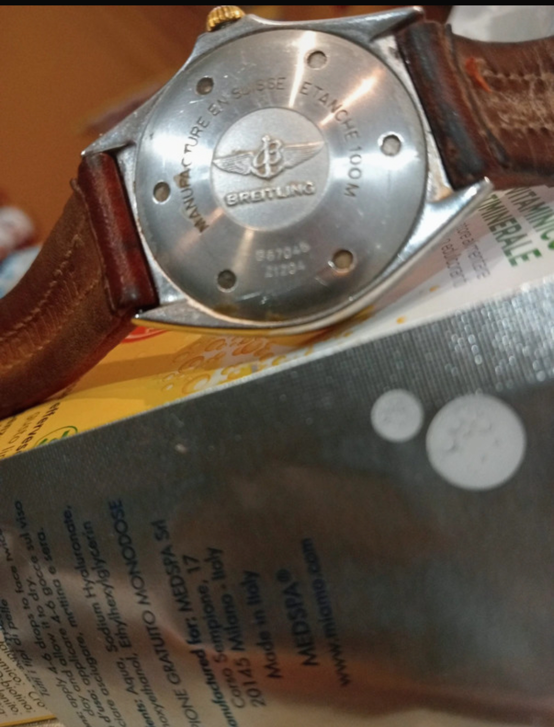 Montre Breitling Calisto en or 18K - Miniature 2