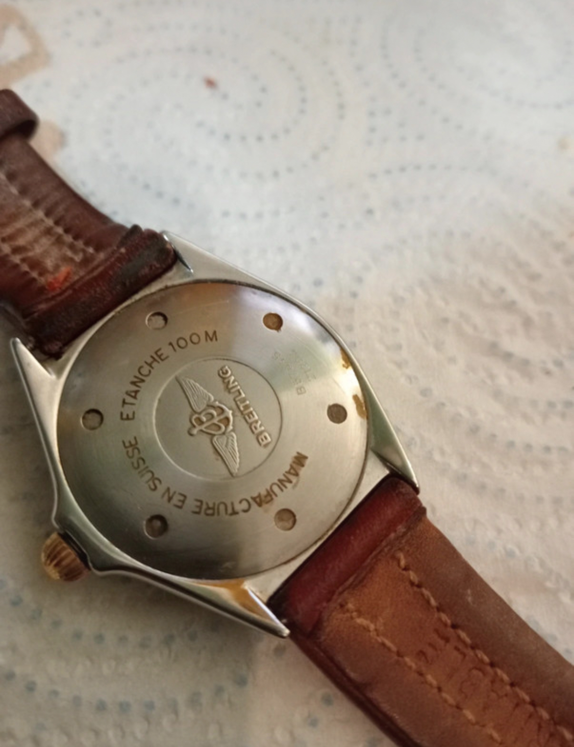 Montre Breitling Calisto en or 18K