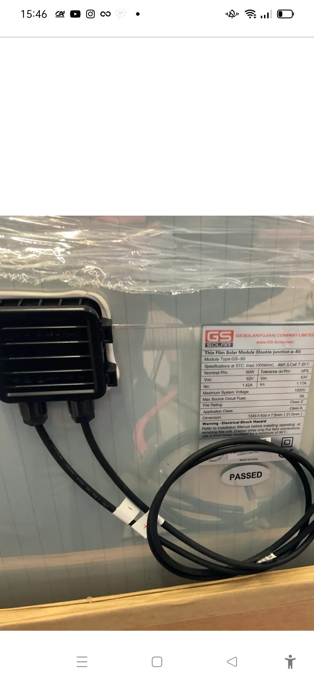 50 panneau solaire neuf - Photo 1