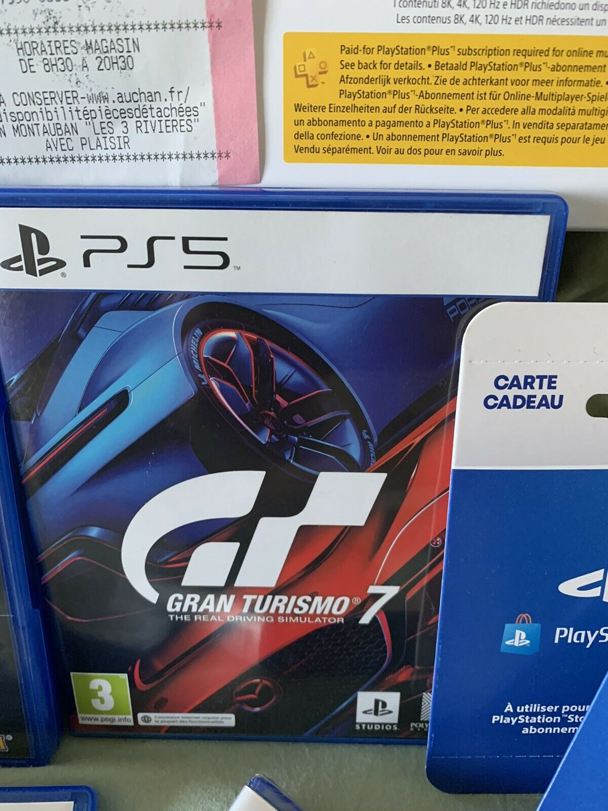 Super pack Ps5 Standard + Jeux + Cartes Psn + Accessoires - Miniature 2
