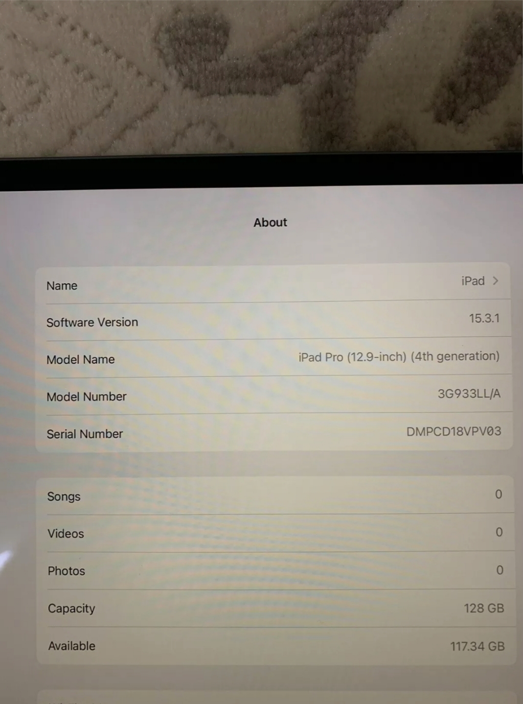 Apple iPad 12,9 (4ème génération ) 128gb de stockage - Miniature 4