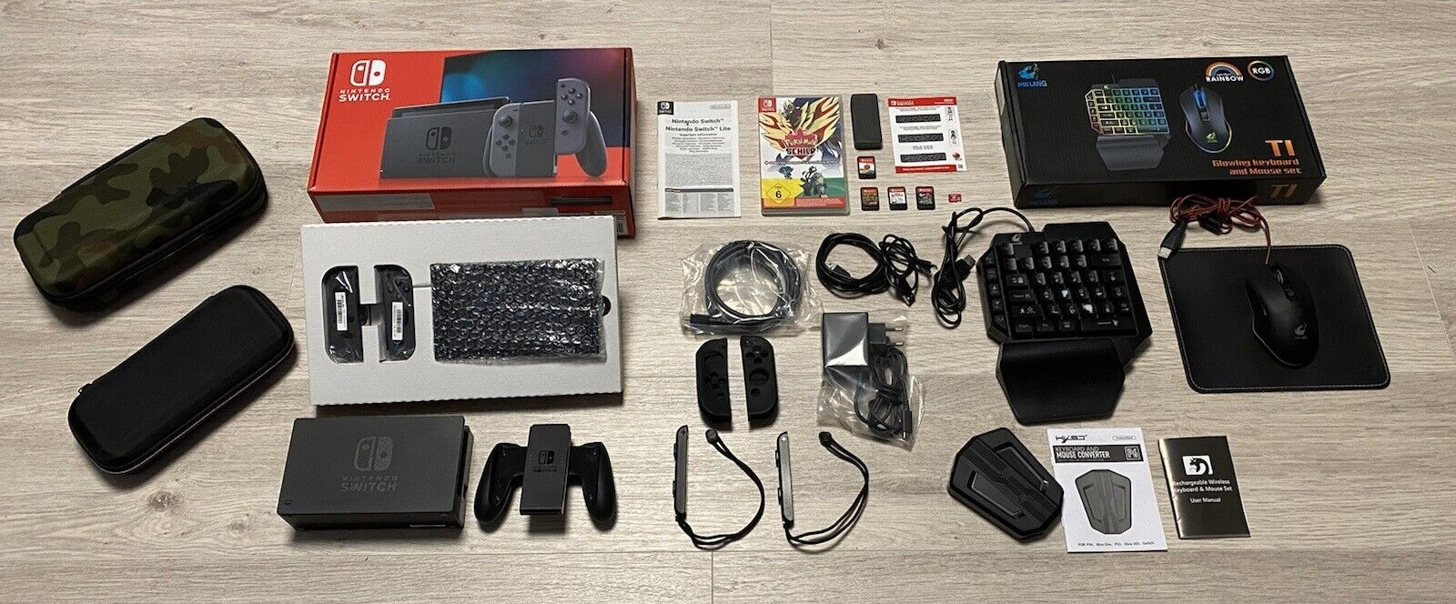 Nintendo Switch Konsole mit vielen EXTRAS + GARANTIE !!! - Miniature 5