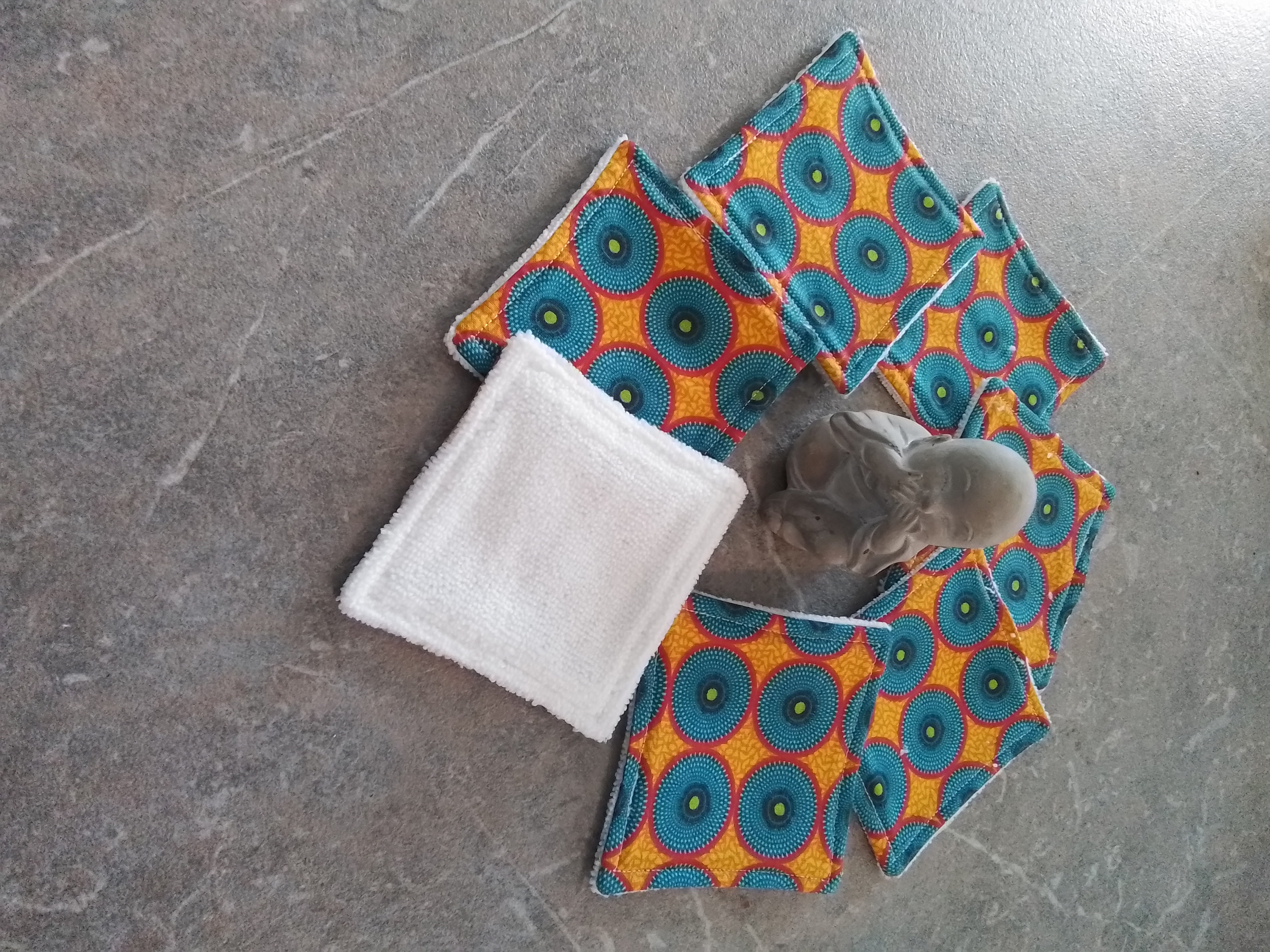 Lingettes démaquillante lavable