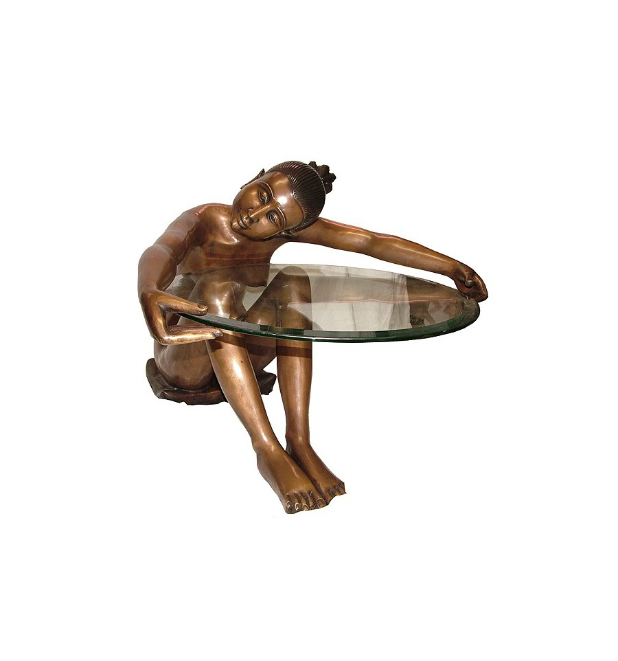 Table basse en bronze