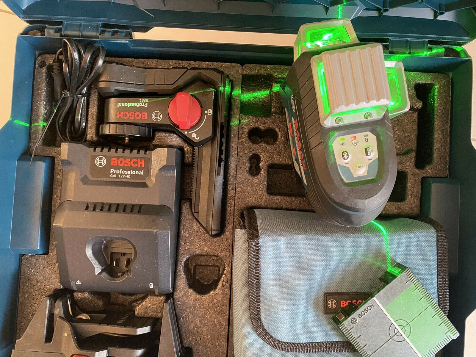Bosch GLL 3-80 CG laser ligne vert.