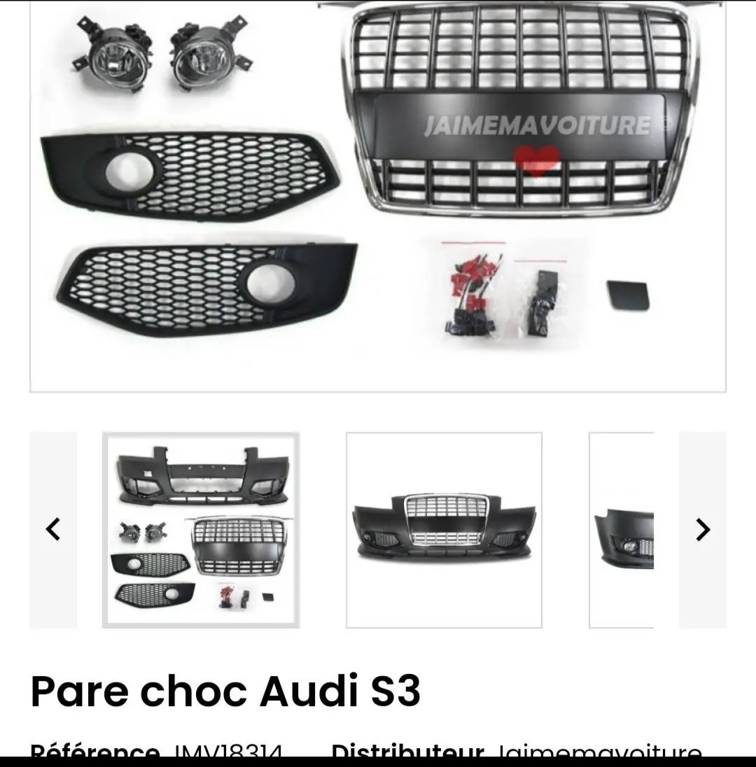 À vendre Par choc Audi s3 neuve - Miniature 4
