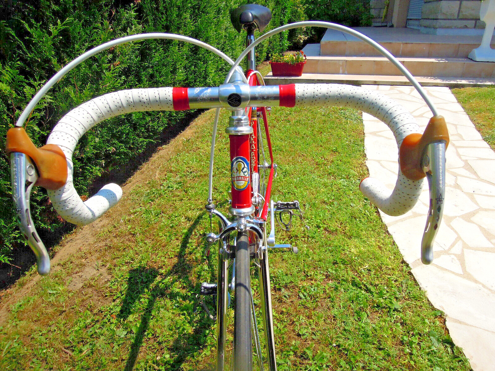 Velo de course vintage PINARELLO tout CAMPAGNOLO pantographié
