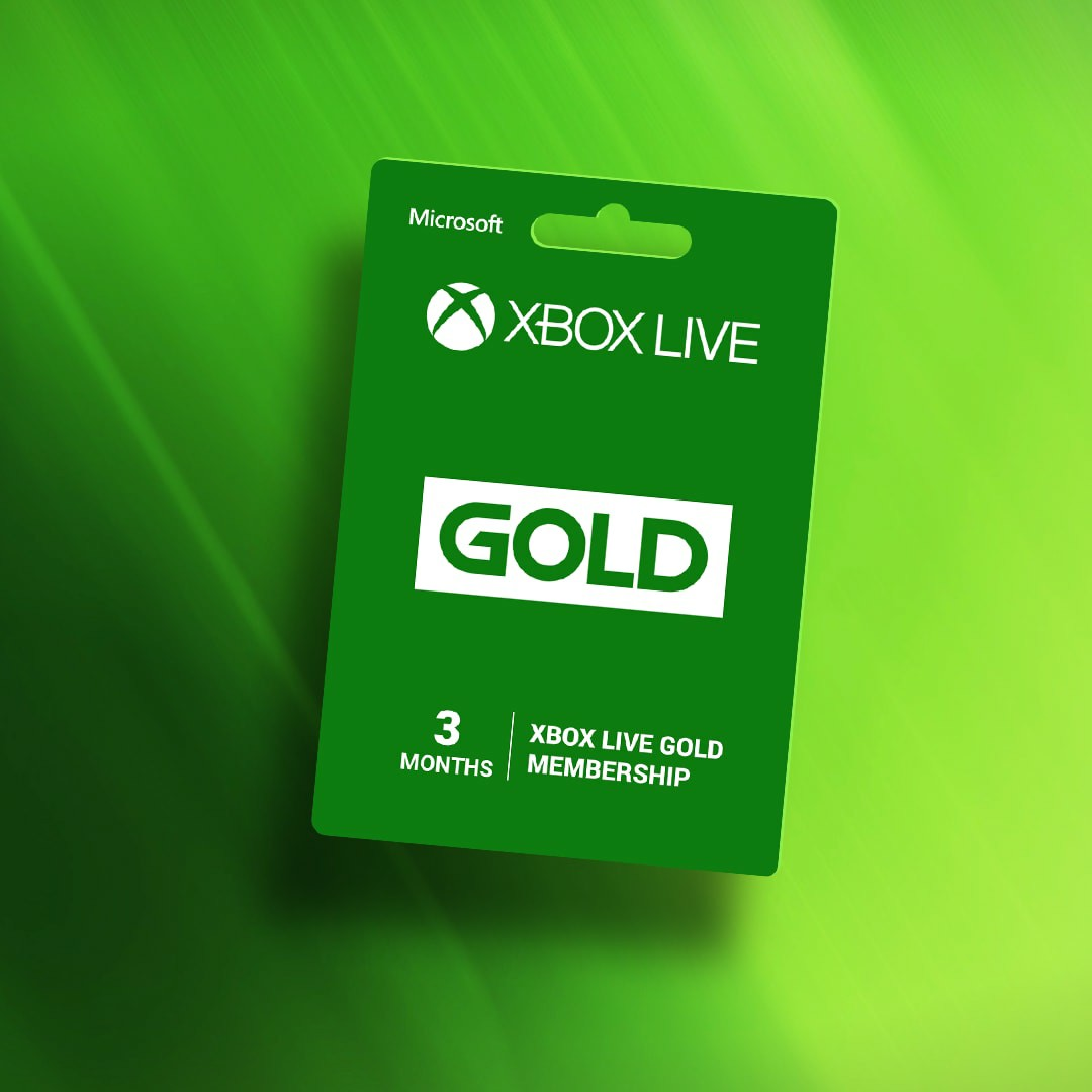 3 MOIS XBOX LIVE GOLD ( XBOX ONE / 360 )