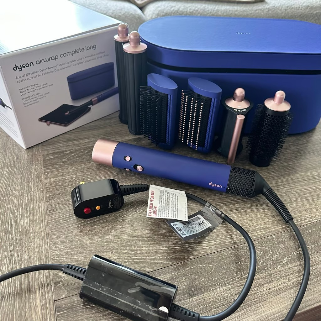 Dyson Airwrap complete long édition limitée bleu vinca