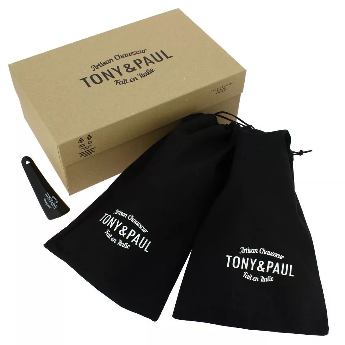 Derby Ambassadeur noir - - FABRIQUE EN ITALIE. - Miniature 2