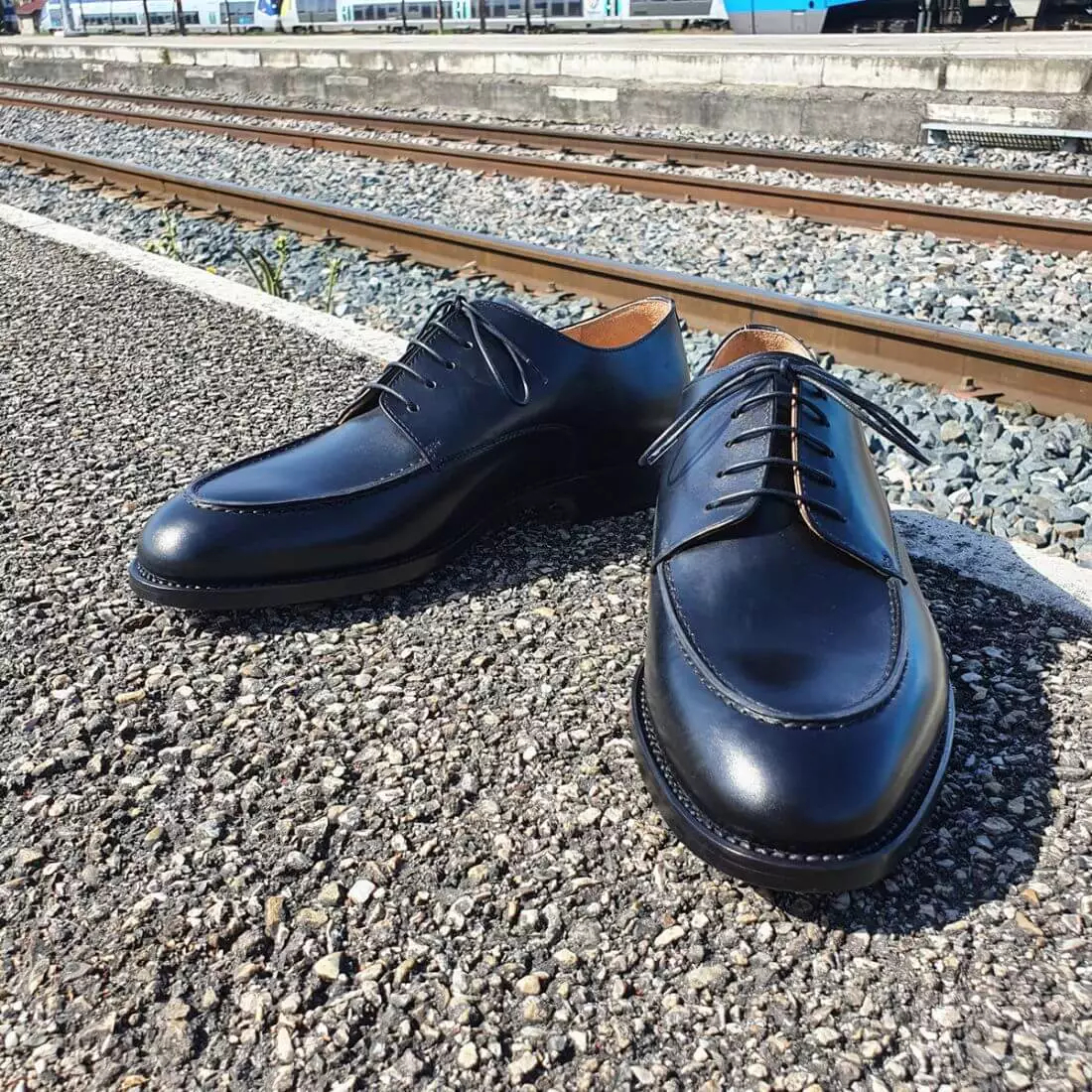 Derby Ambassadeur noir - - FABRIQUE EN ITALIE. - Miniature 6