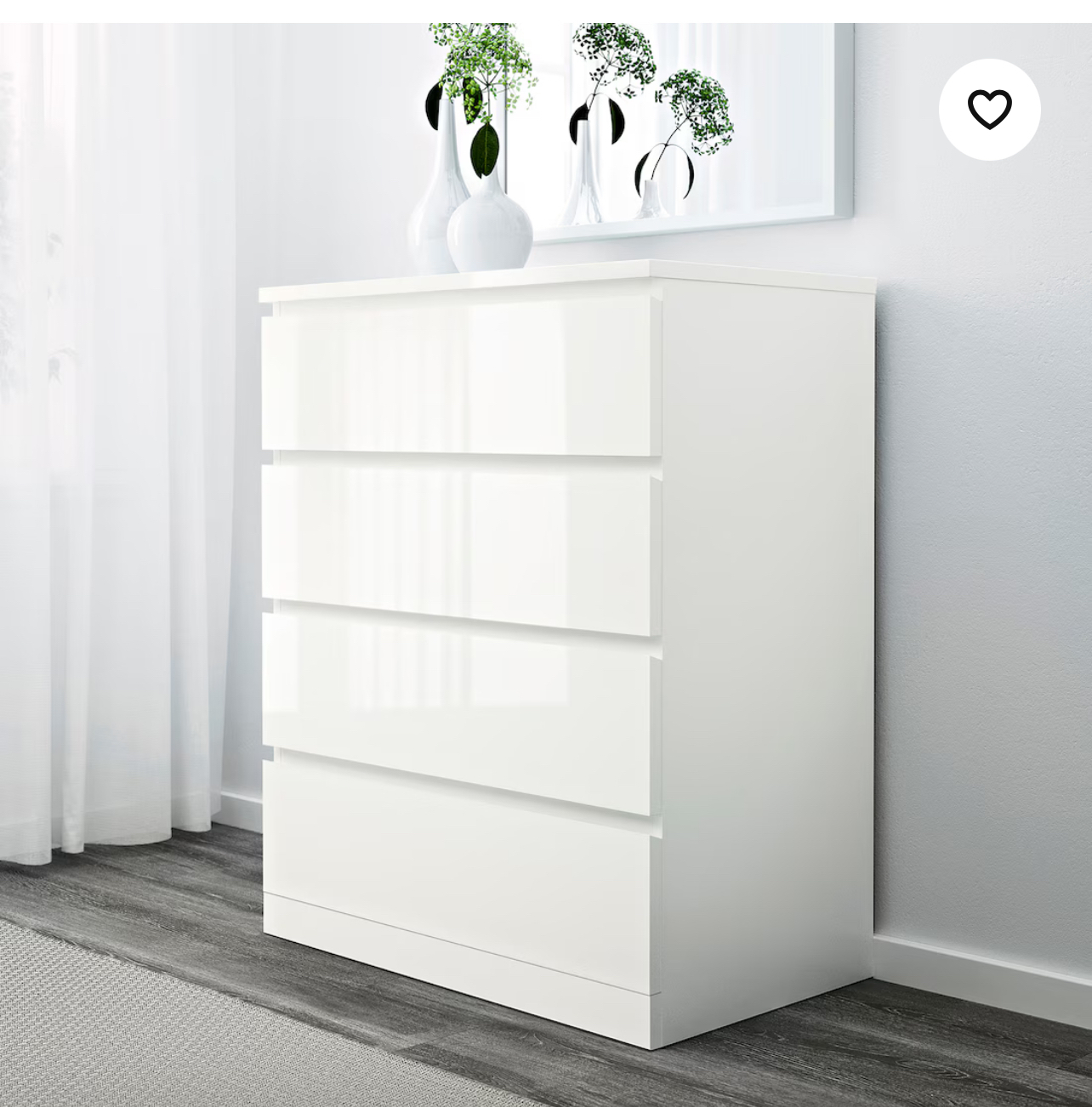 Commode IKEA 4 tiroirs