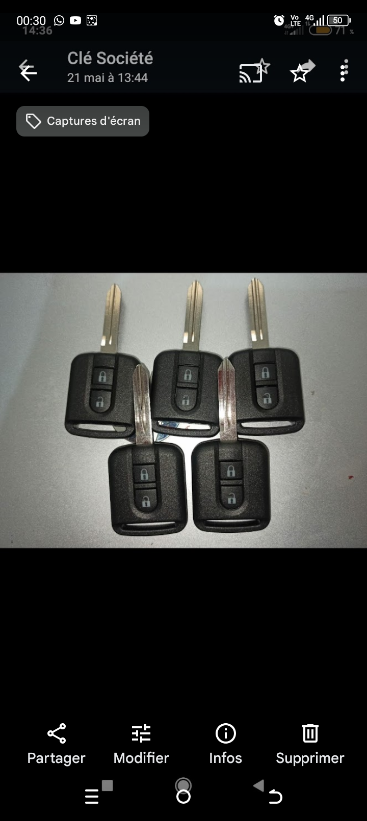 Clés de voiture en parfait état à vendre - Miniature 19