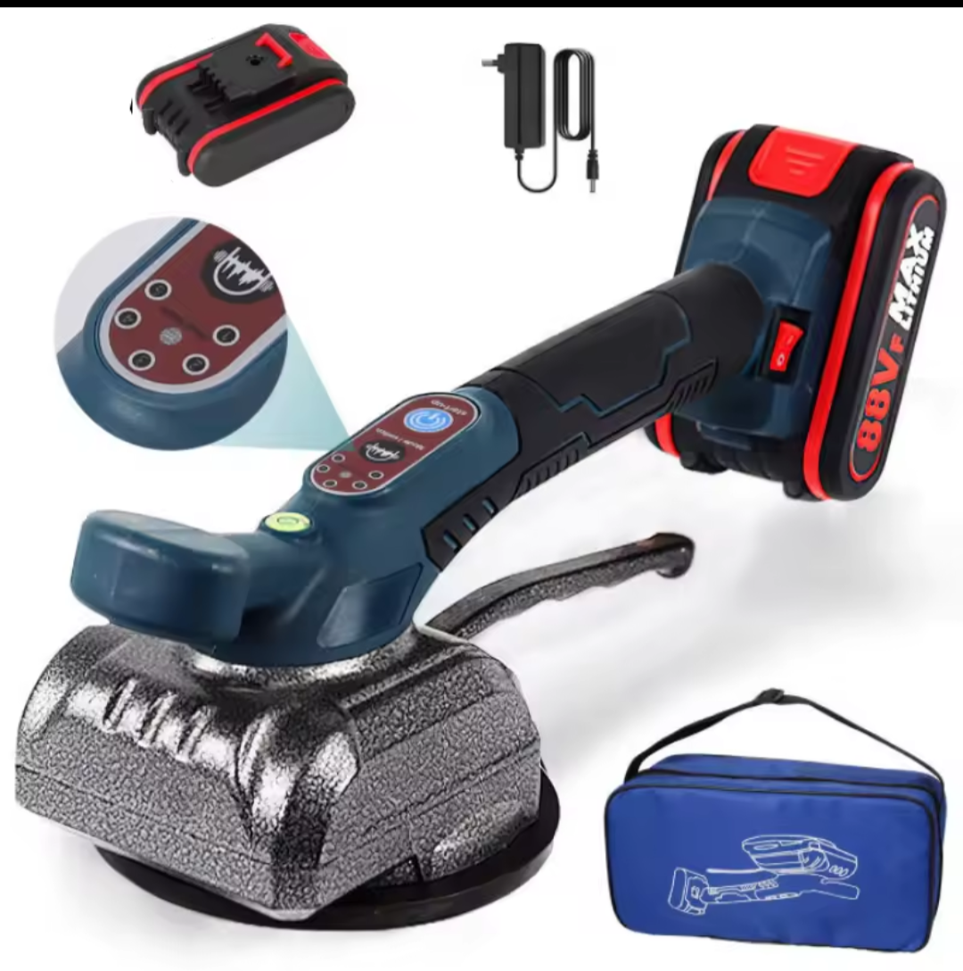 Ventouse vibrante à batterie pour pose de carrelage, marbre et granit