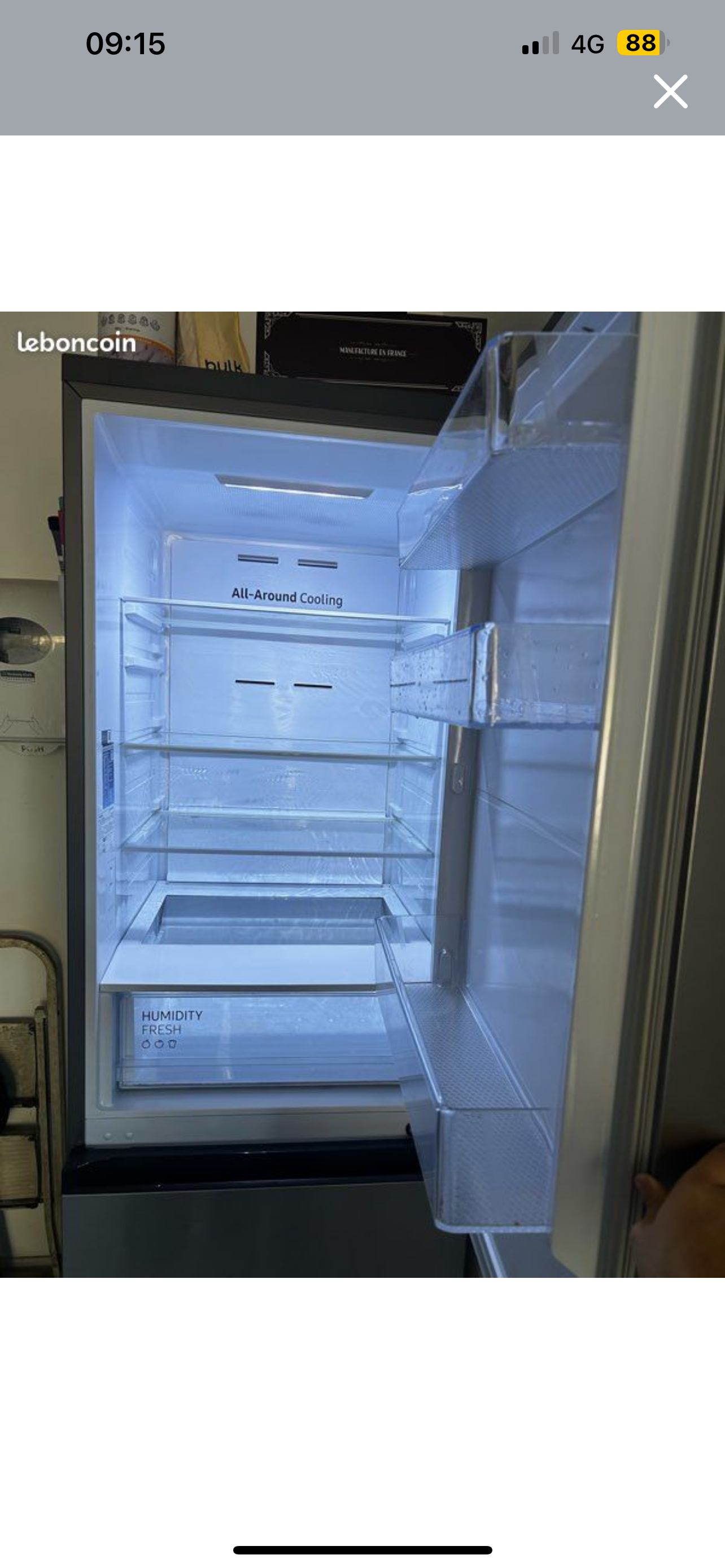 Frigo Samsung gris à vendre - Miniature 2