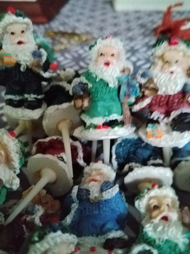 lot de decor de buches de noel - Miniature 2