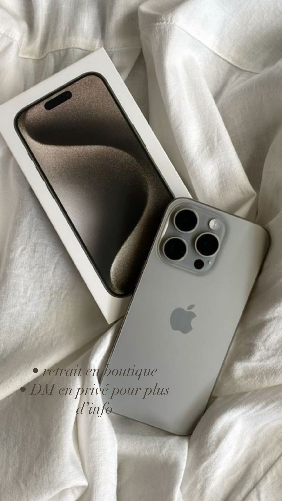 iPhone 15 Pro 128 GB reconditionné à vendre