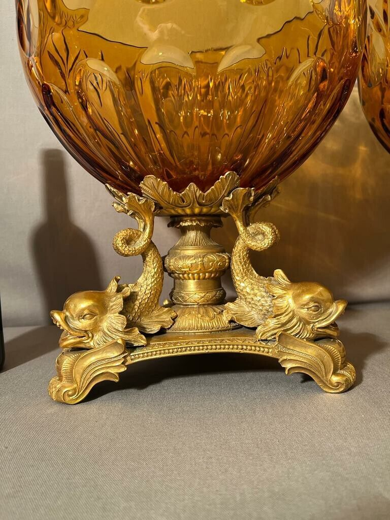 Cristal de Bohême taillé fumé - Miniature 4