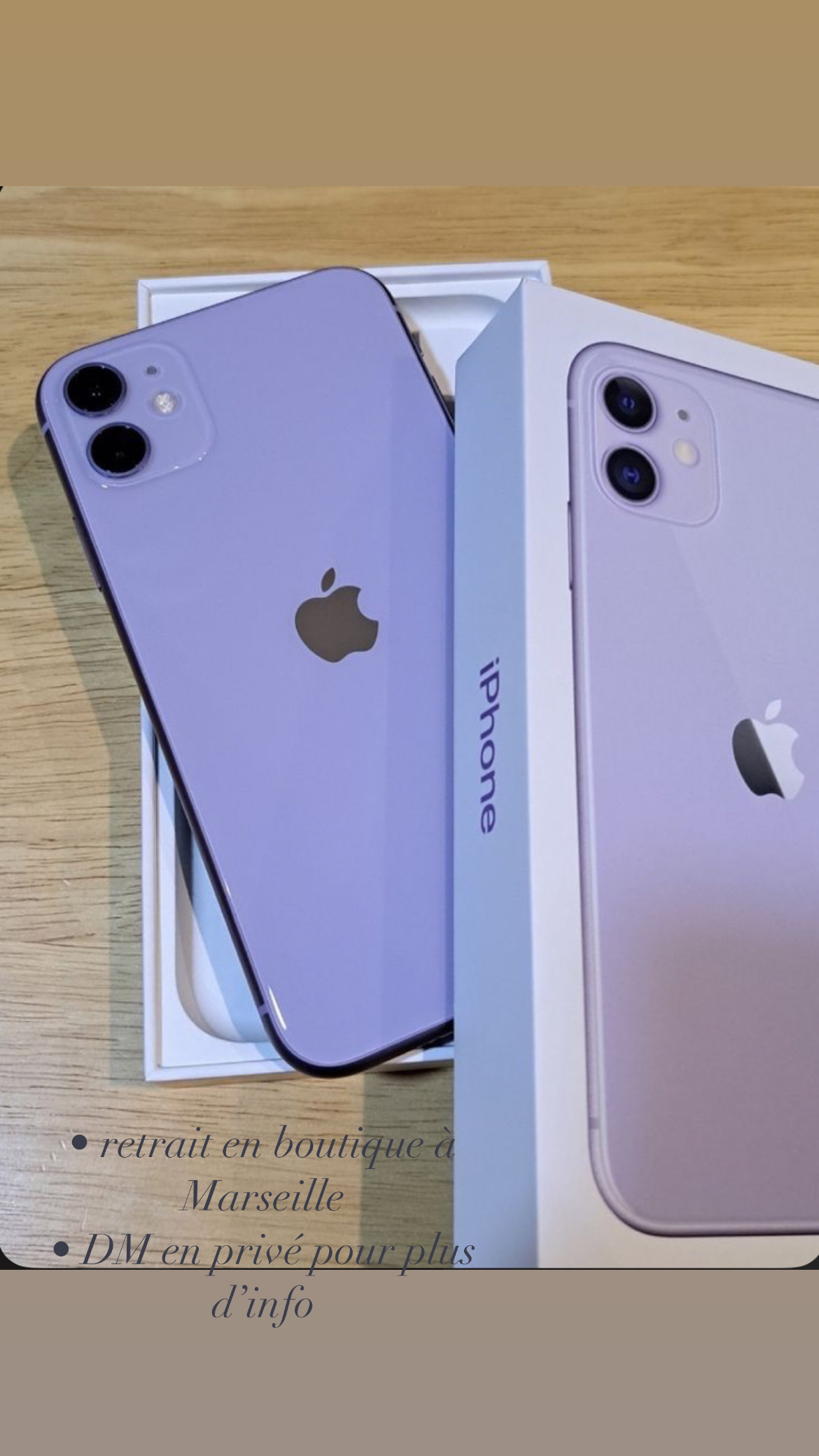 iPhone 11 violet 64 GB reconditionné à vendre