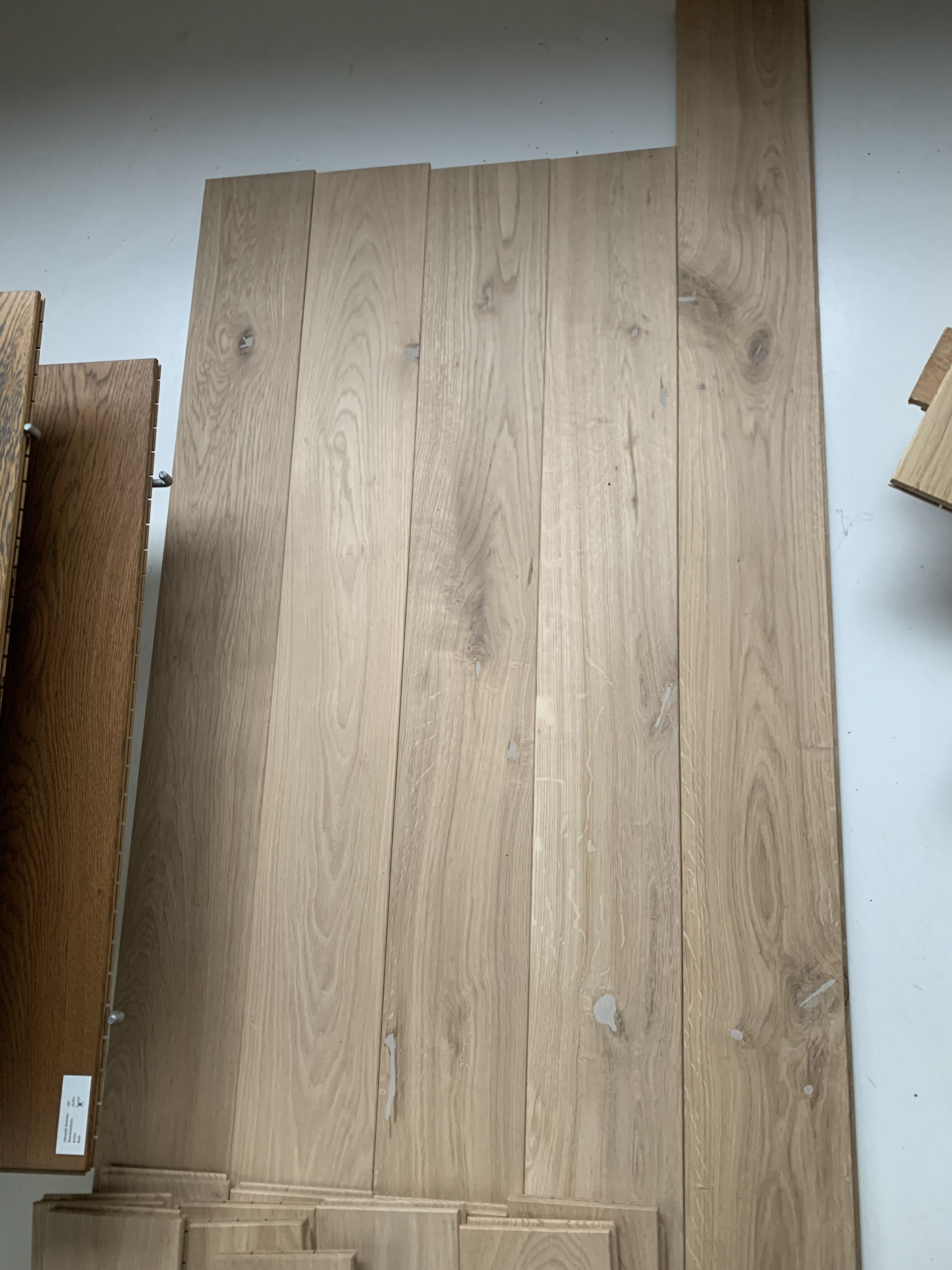 Planches de parquet massif