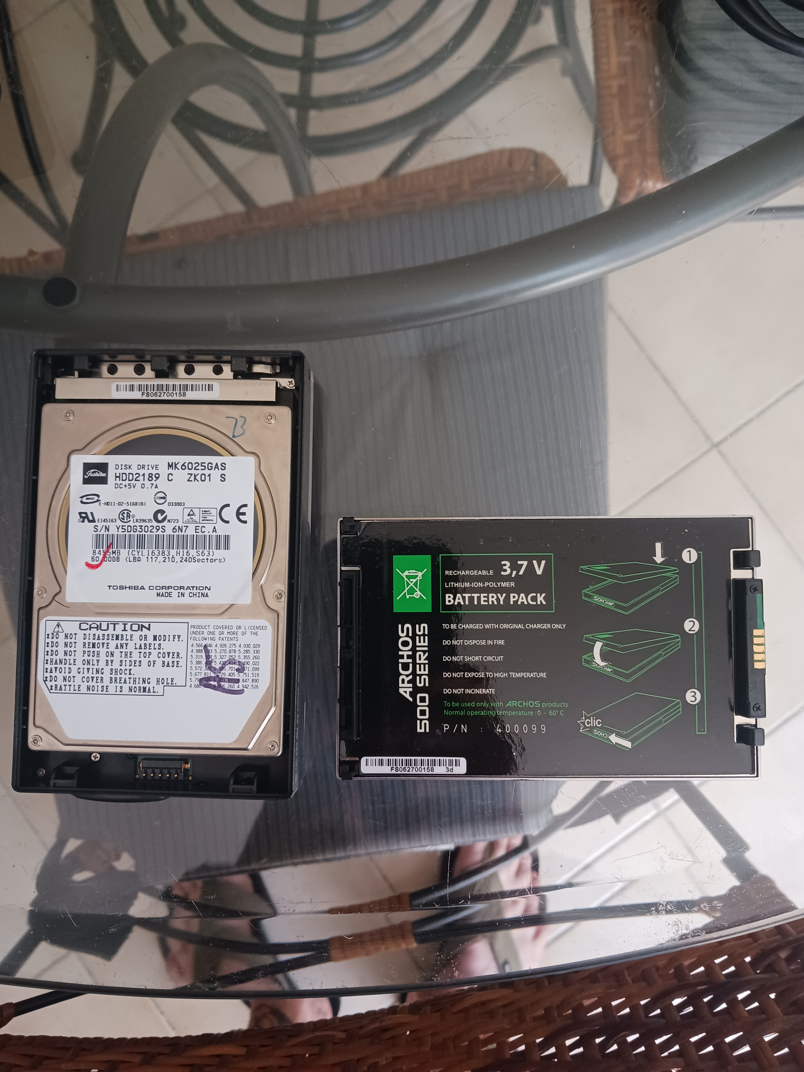 Pack Archos AV 500 Mobile DVR 60 Go + Caméra Paluche – Rare et fonctionnel - Miniature 7