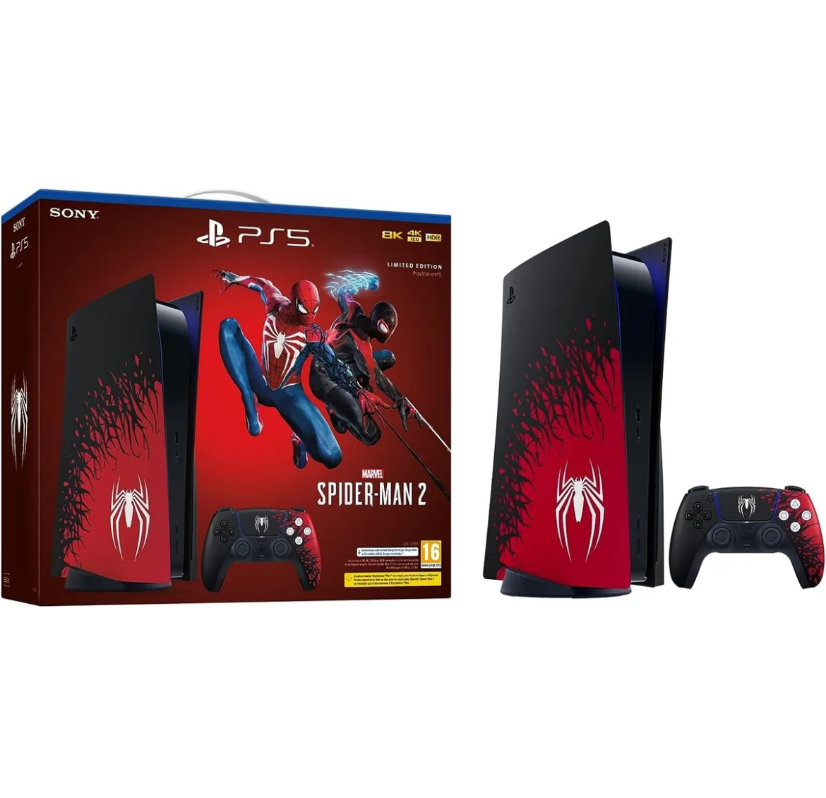 Playstation Pack PS5 5 Standard Console + Marvel’s Spider-Man 2 Edition Limité - Miniature 4
