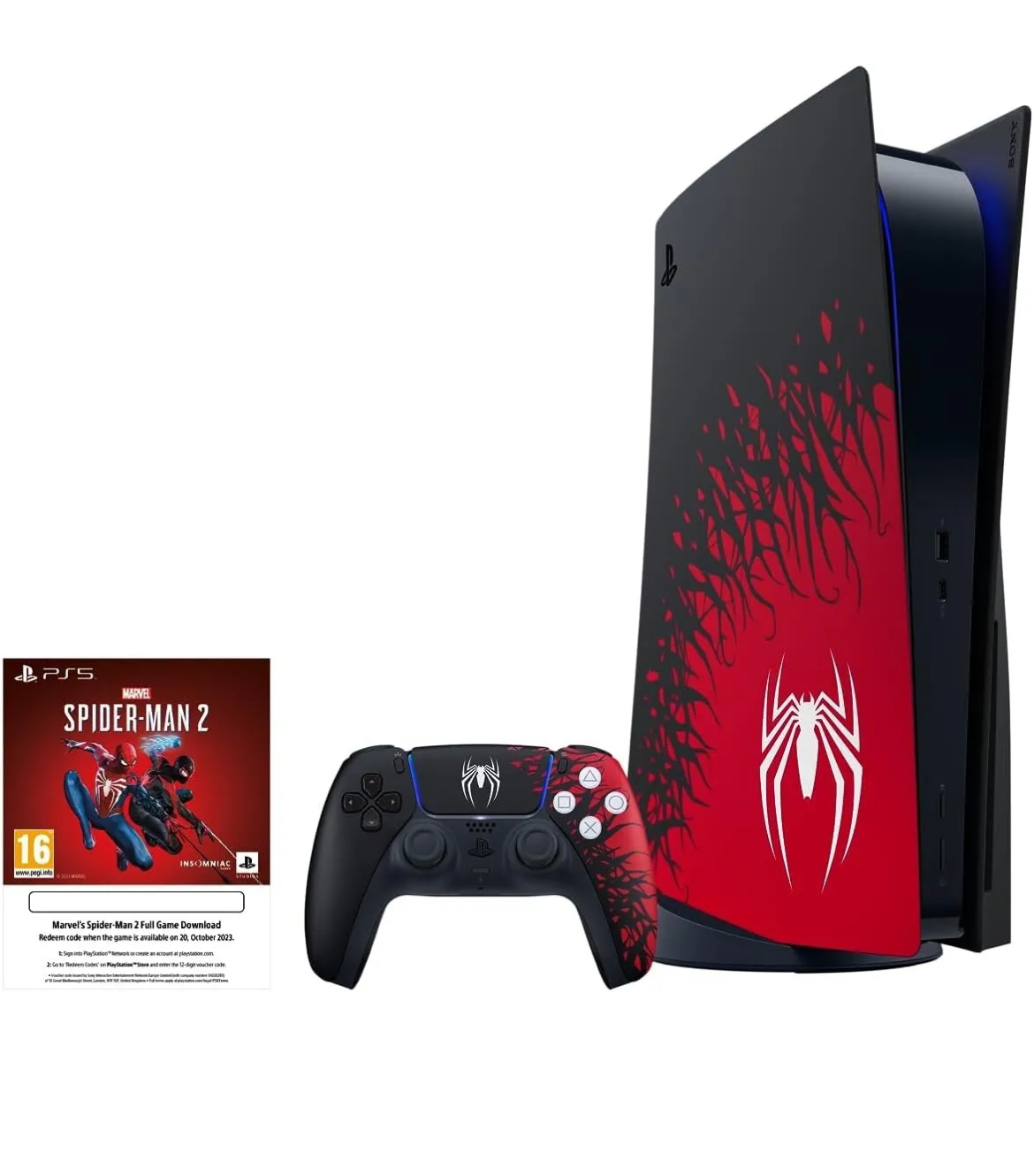 Playstation Pack PS5 5 Standard Console + Marvel’s Spider-Man 2 Edition Limité