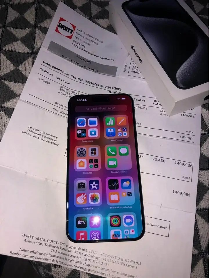 iPhone 15 pro max 256 giga