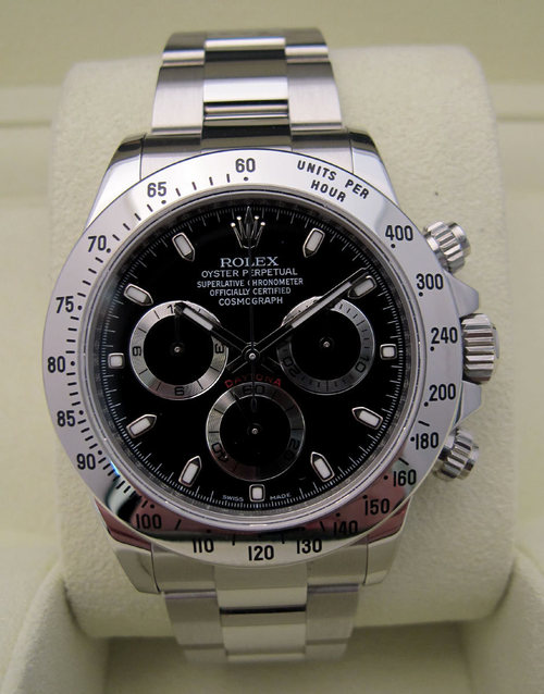 Les montres Rolex pour hommes disponible avec une garantie de deux ans.