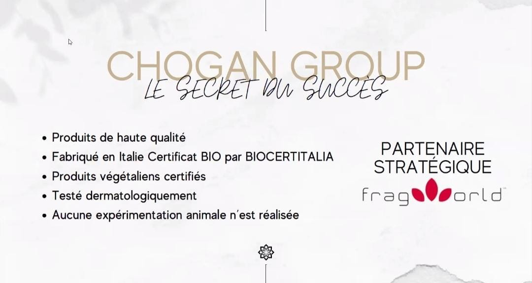 Parfums Chogan marque italienne