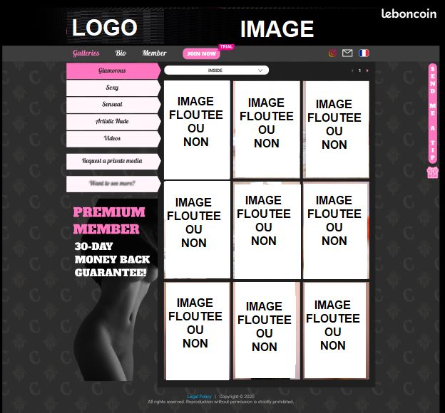 Plateforme sur mesure pour abonnements photos et vidéos - Miniature 2