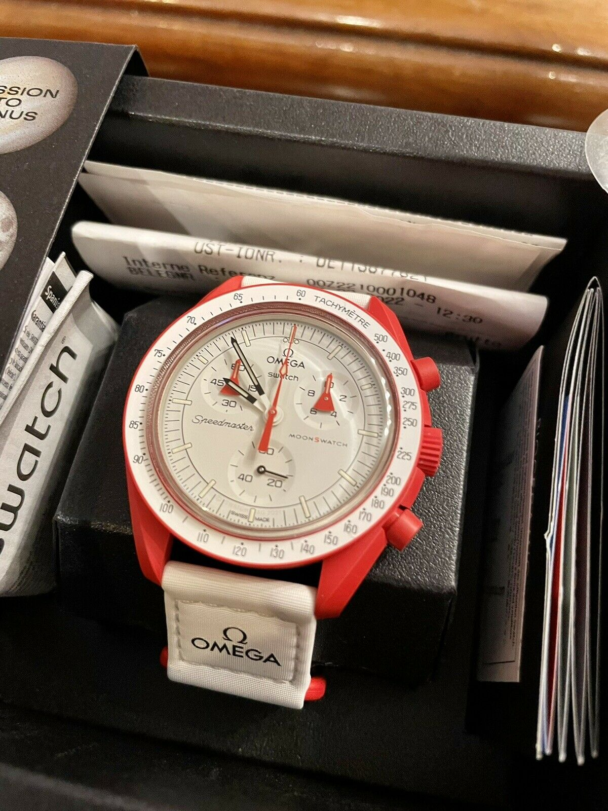 Omega X Swatch MoonSwatch Bioceramic Mission To Mars Neuf complet