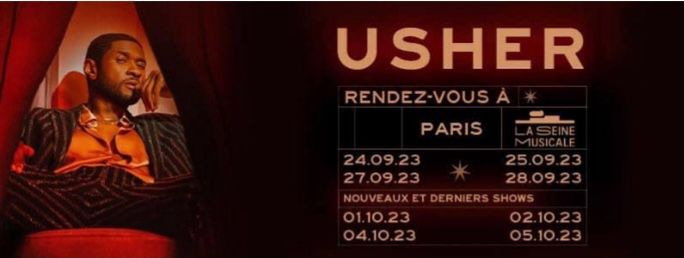 Titre : Une géant concert de Usher