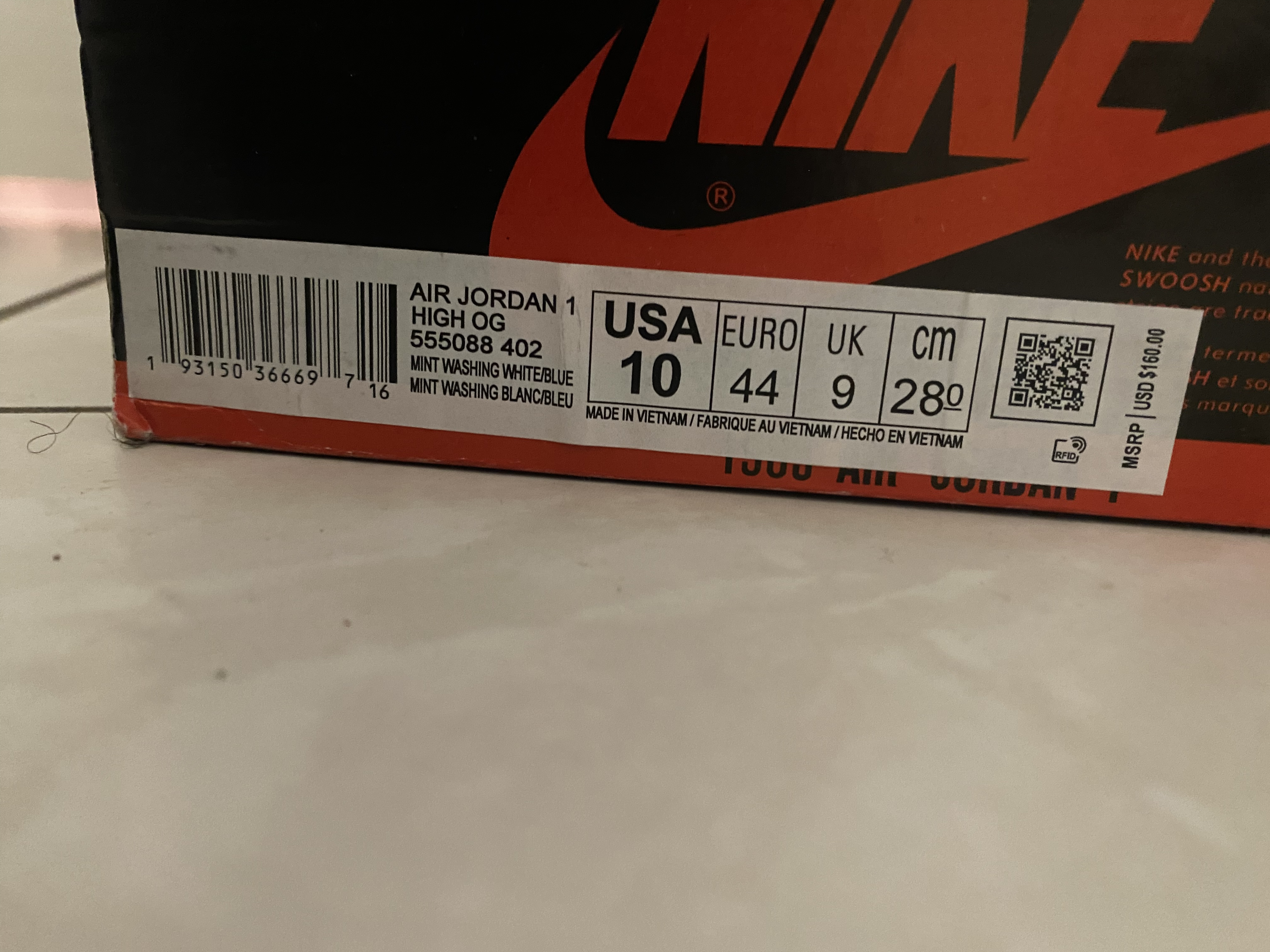 Jordan 1 retro high og hyper royal - Miniature 2