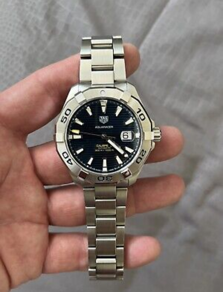 Montre tag heuer aquaracer très peu protée.
