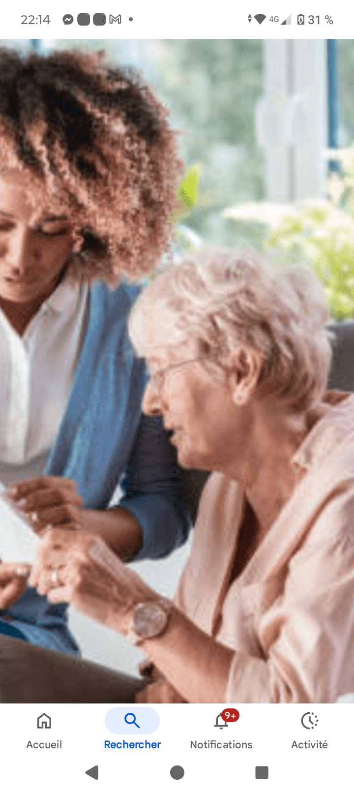 Accompagnement pour personnes âgées à domicile