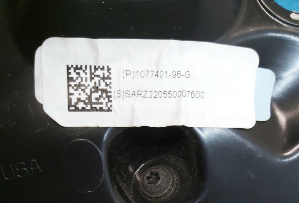Lampe gauche interne (USA) Tesla modèle 3, modèle Y 1077401-96-G