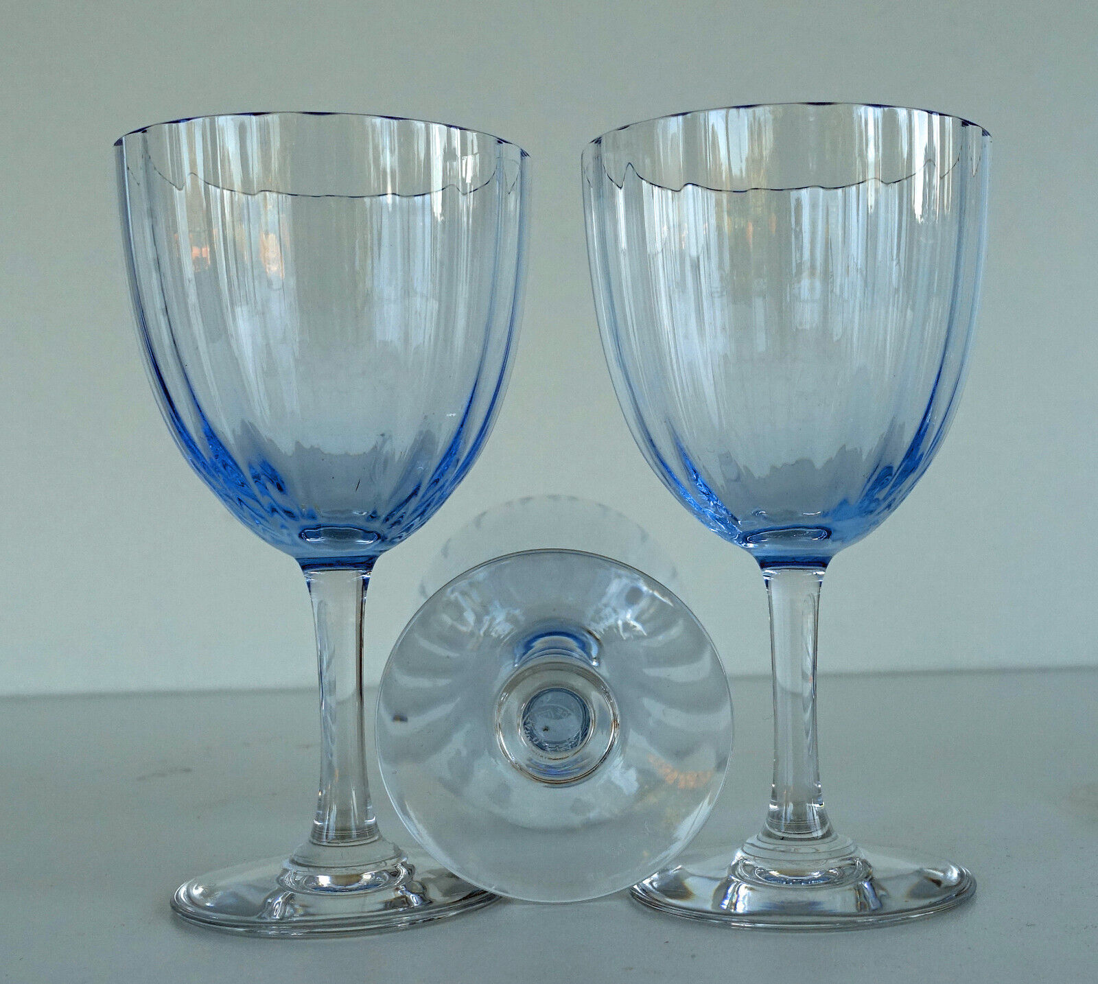 6 verres à vin cristal - Miniature 3